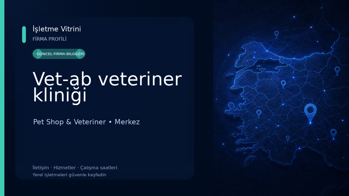 Vet-ab veteriner kliniği Pet Shop & Veteriner