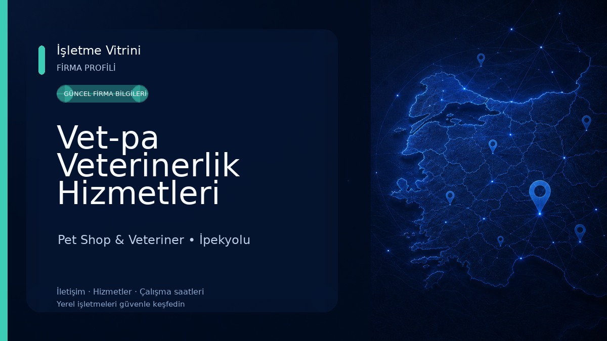 Vet-pa Veterinerlik Hizmetleri Pet Shop & Veteriner