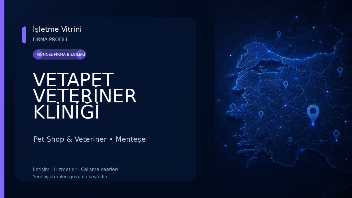 VETAPET VETERİNER KLİNİĞİ Pet Shop & Veteriner
