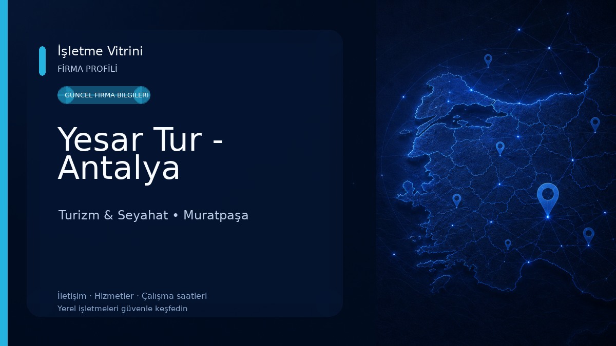 Yesar Tur - Antalya Turizm & Seyahat