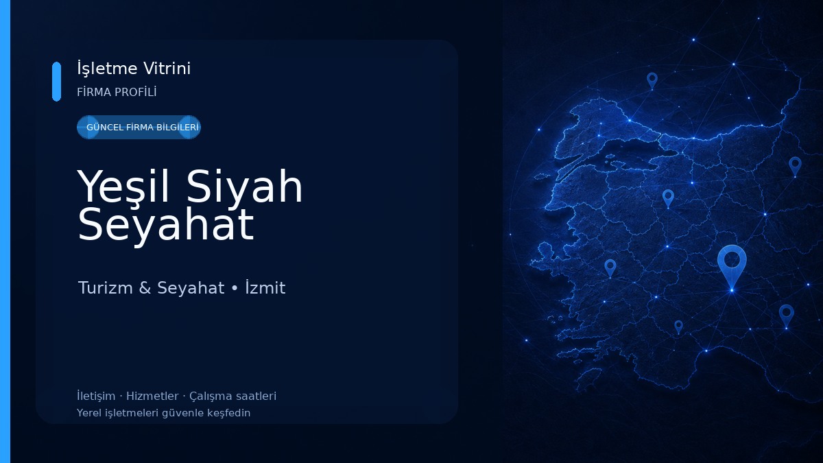 Yeşil Siyah Seyahat